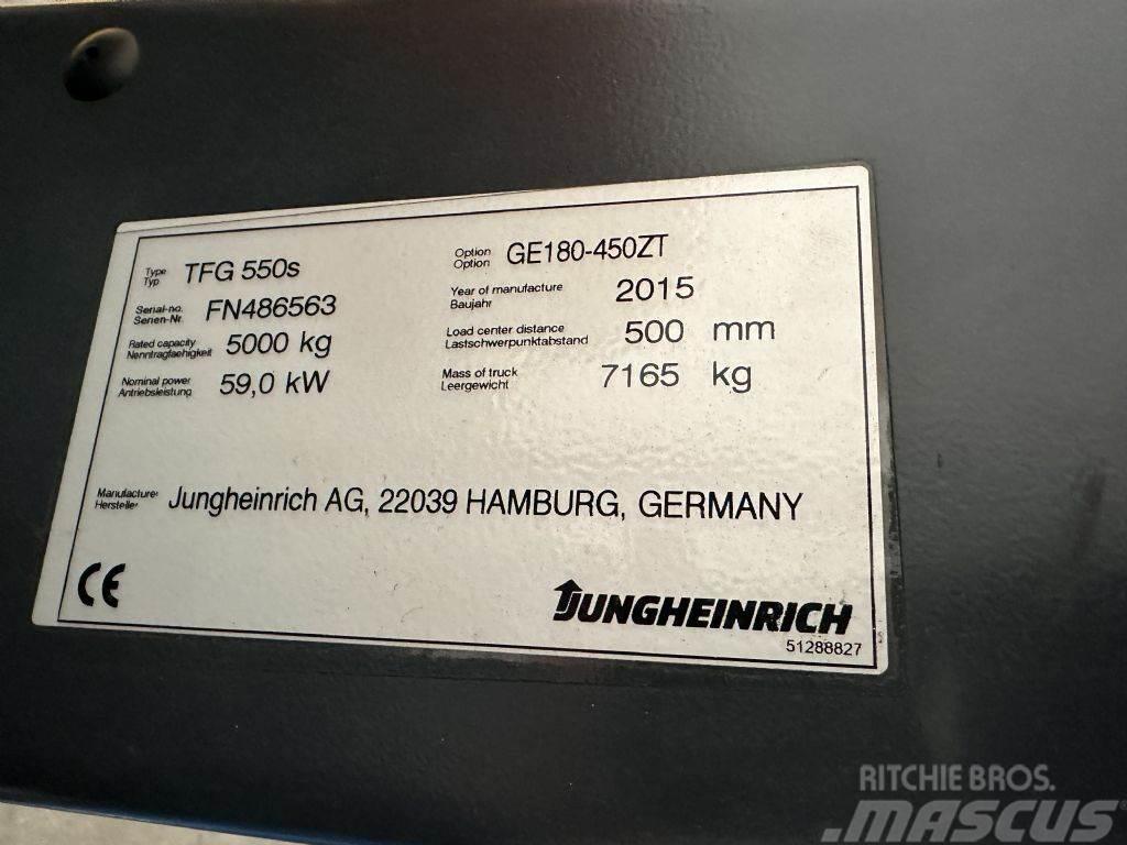 Jungheinrich TFG 550s - nur 1080 Stunden !!! LPG gaffeltrucks