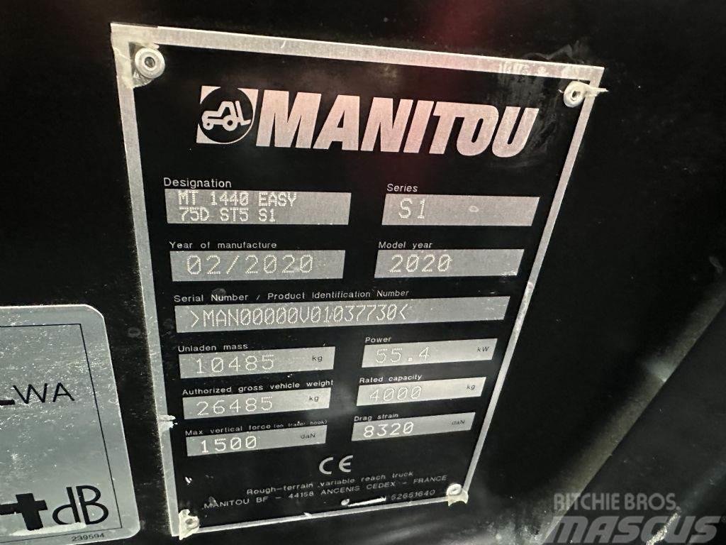 Manitou MT 1440 EASY - TOP ZUSTAND !! Teleskoplæssere