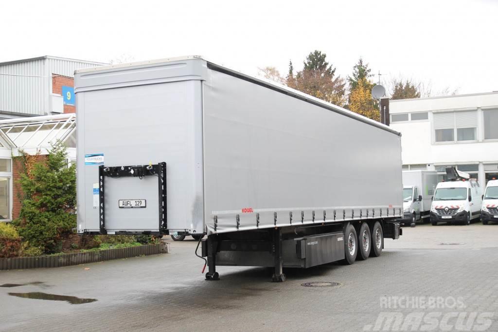 Kögel Plane Edscha Liftachse Coil NUR Miete-Rent Semi-trailer med lad/flatbed