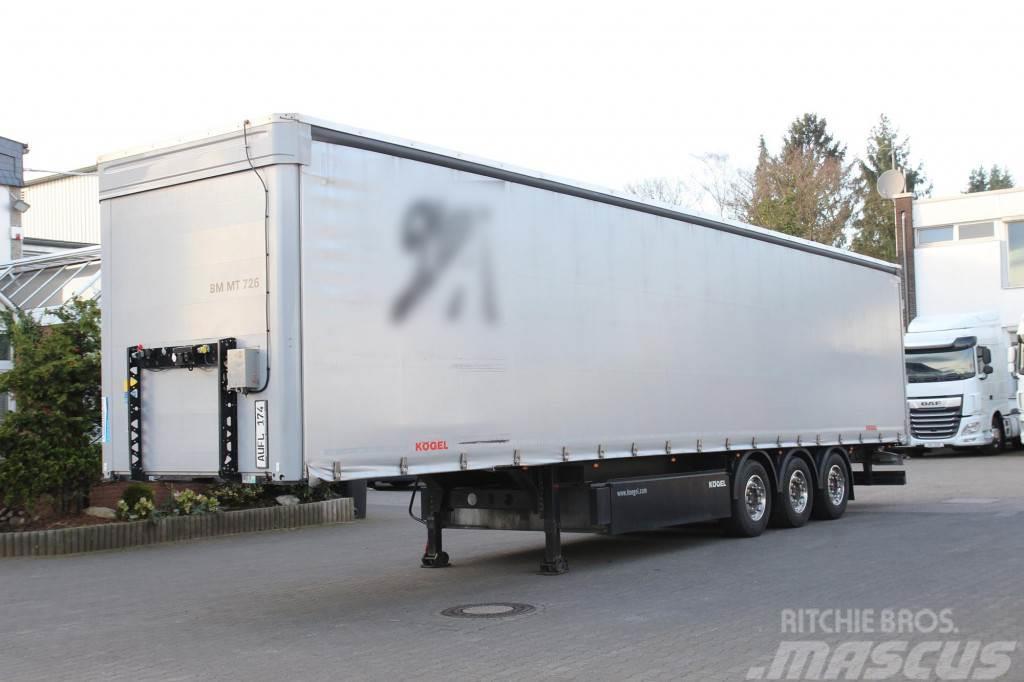 Kögel Plane Edscha Liftachse Palettenkasten Semi-trailer med lad/flatbed