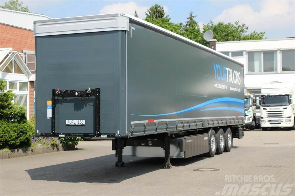 Kögel Standard-Plane Edscha Liftachse Miete Semi-trailer med lad/flatbed